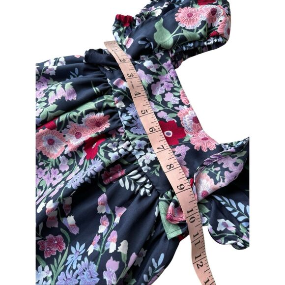 Janie And Jack Floral Puff Sleeve Top Size 3T Girls - Picture 9 of 9